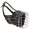 Bullmastiff Leather Padded Wire Cage Dog Muzzle