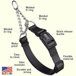 Biothane Adjustable Martingale Collar with Quick Release Buckle_12