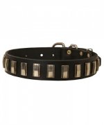 Elegant Design Leather Collar for Bullmastiff