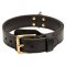 2 Ply Adjustable Wide Leather Bullmastiff Collar