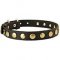 Gorgeous Leather Bullmastiff Dog Collar