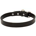 Narrow Leather Bullmastiff Collar