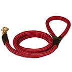 Nylon Cord Bullmastiff Leash with Brass Snap Hook