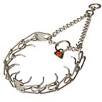 Original Stainless Steel Bullmastiff Pinch Prong Collar