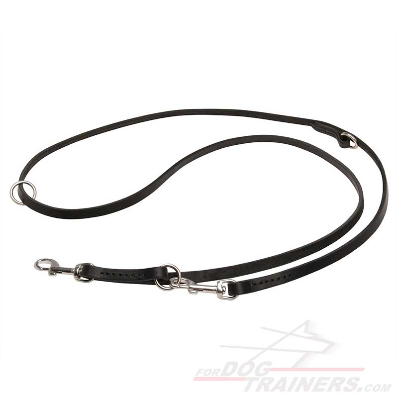 Multifunctional Leather Bullmastiff Leash