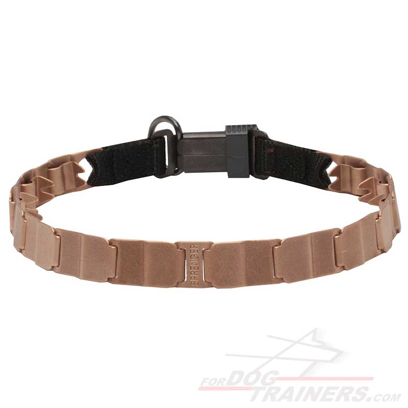 Neck Tech Curogan Bullmastiff Prong Collar with Click lock Buckle