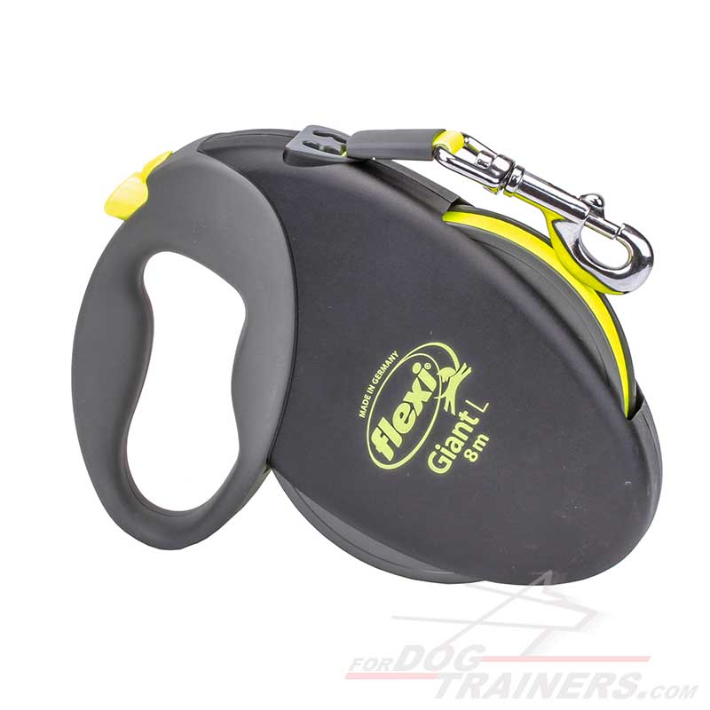 Large Flexi Retractable Bullmastiff Leash with Reliable Braking System