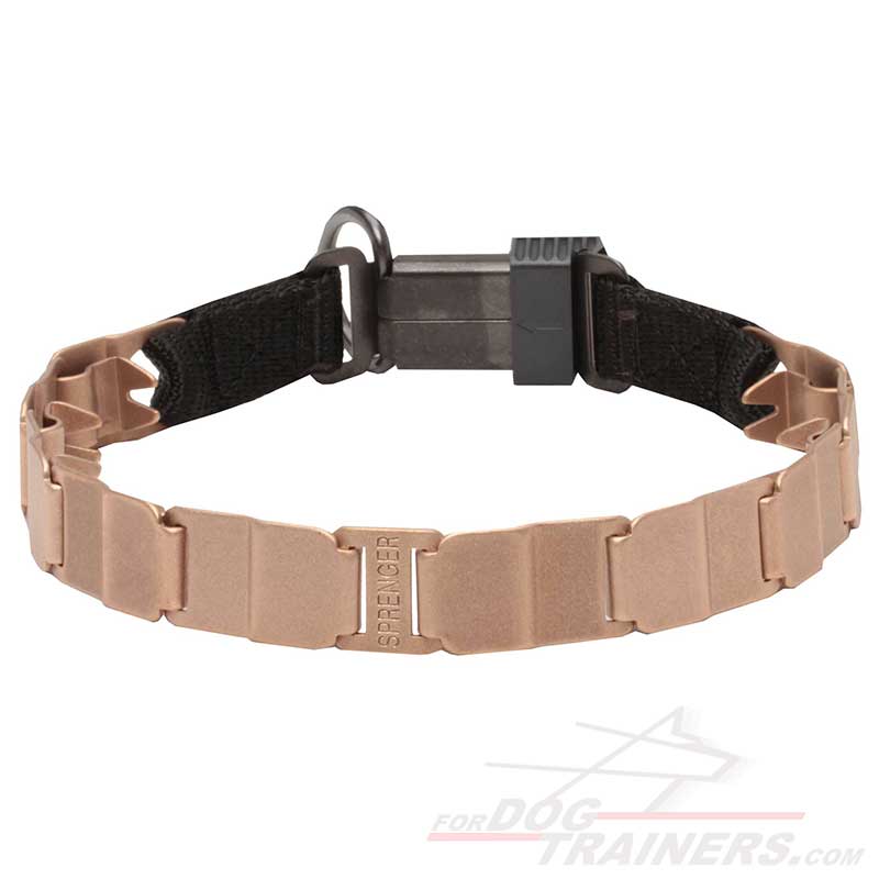 Neck Tech Bullmastiff Prong Collar with Smart Click Lock Buckle - Click Image to Close