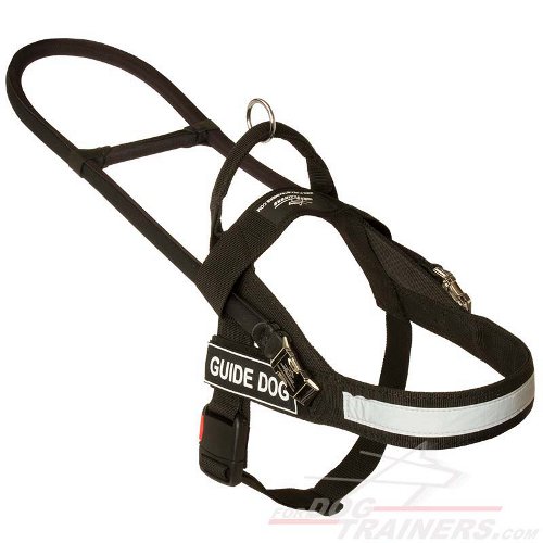 "Guide and Assistance" Nylon Dog Harness for Bullmastiff