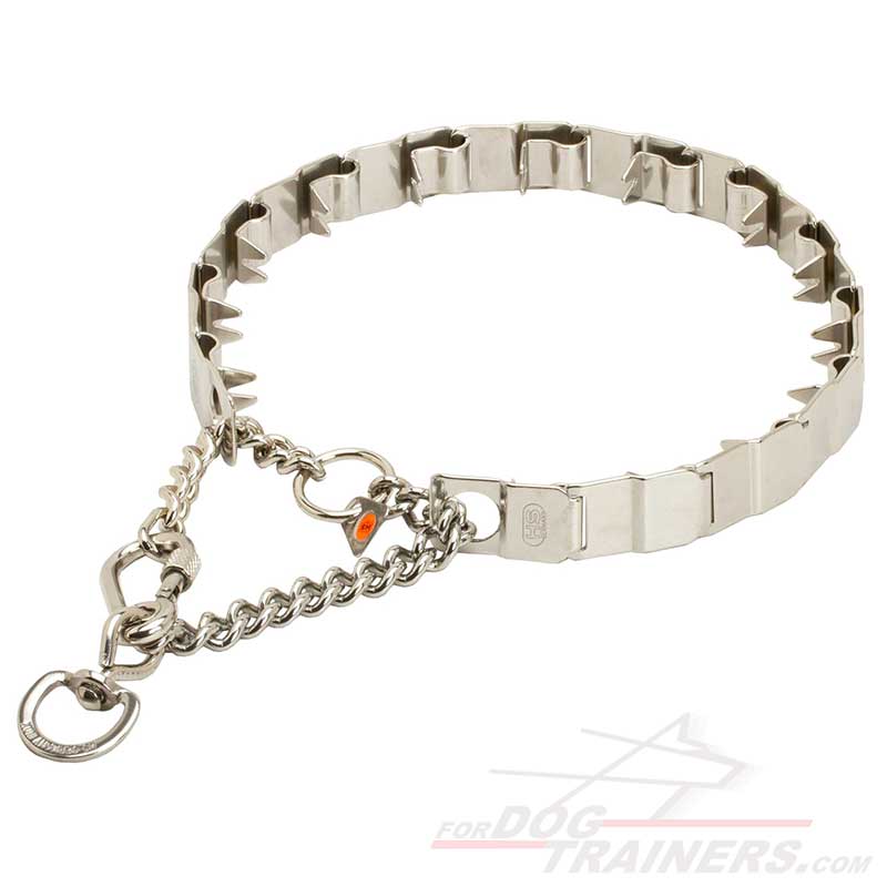 Stainless Steel Neck Tech Bullmastiff Pinch Prong Collar