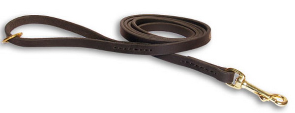 Hand-Made Durable Leather Bullmastiff Leash