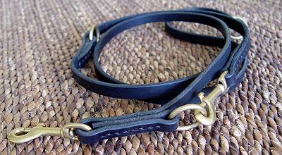 Multimode Leather Bullmastiff Leash for Walking and Training - Click Image to Close