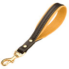 Leather Bullmastiff Pull Tab with Nappa Padded Handle