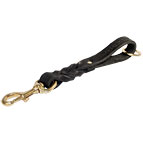 Braided Short Leather Bullmastiff Leash